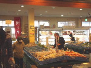 道の駅掛川店内