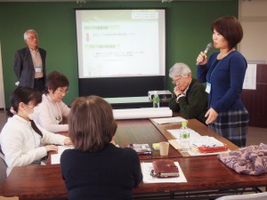 班ごとに発表（沼津市チーム）