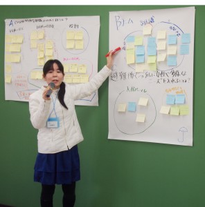 Ｂチーム発表者小林陽子さん