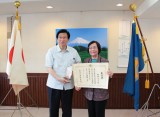 静岡県知事と錦織さん