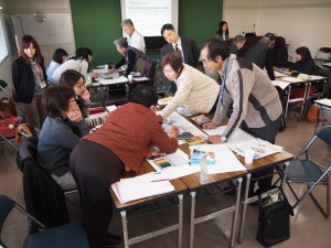 家庭内DIGの実習風景