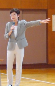 講師の大石さん 講師の大石さん