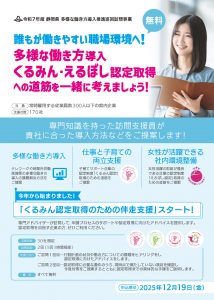 多様な働き方導入のための巡回訪問支援